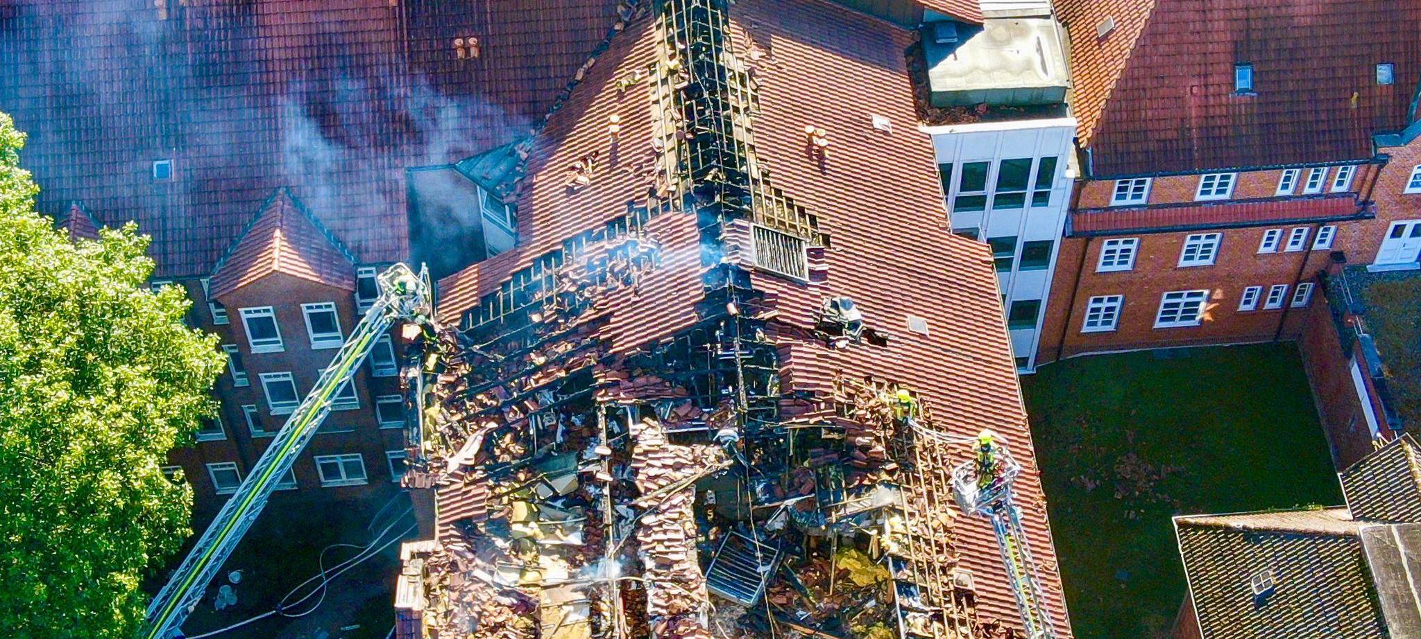 Tote bei Brand in einem Krankenhaus
