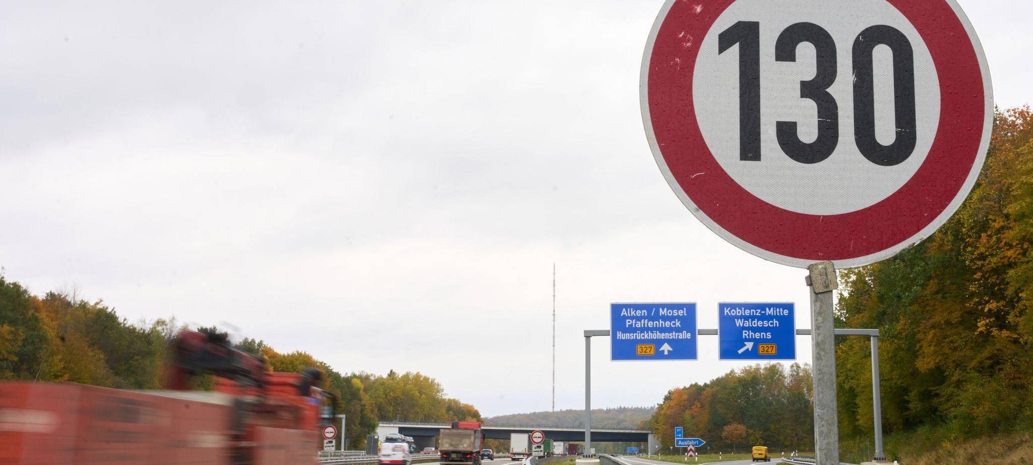 Tempolimit auf der Autobahn