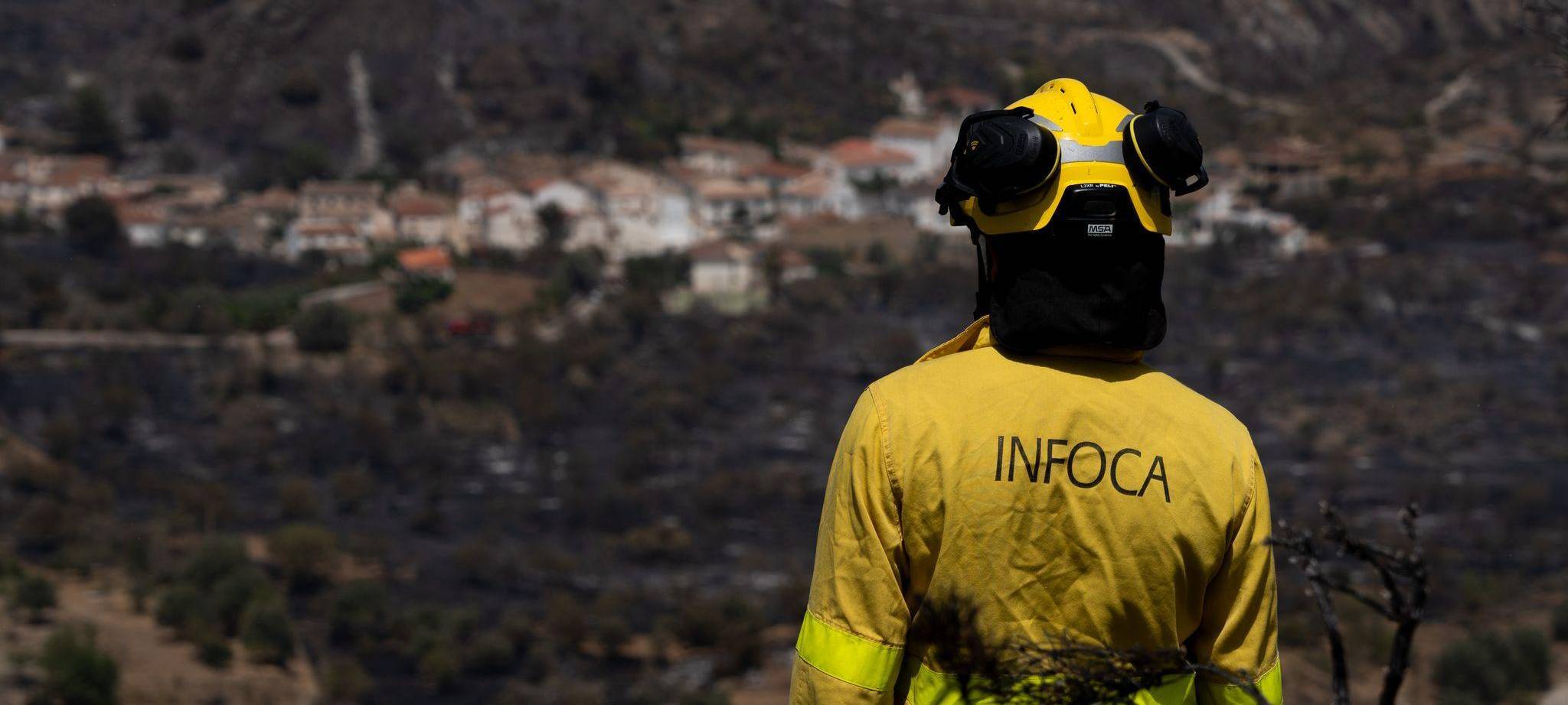 Waldbrand in Andalusien