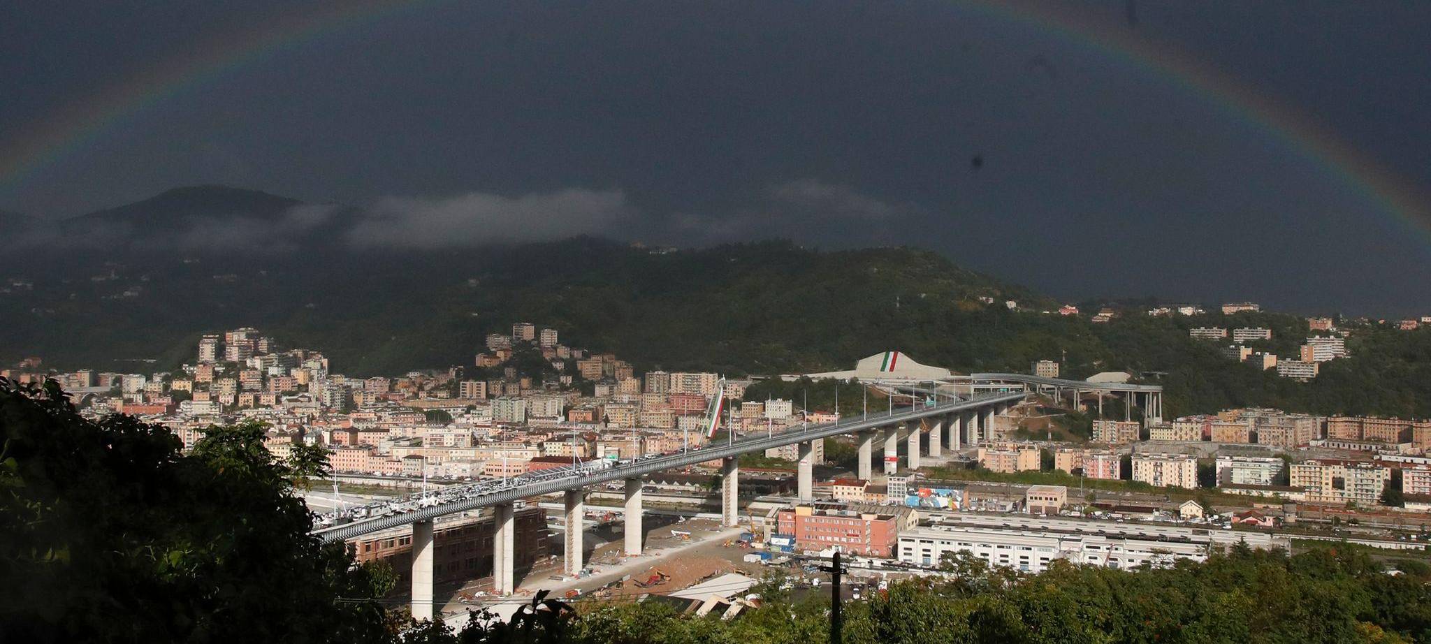 Neue Autobahnbrücke in Genua
