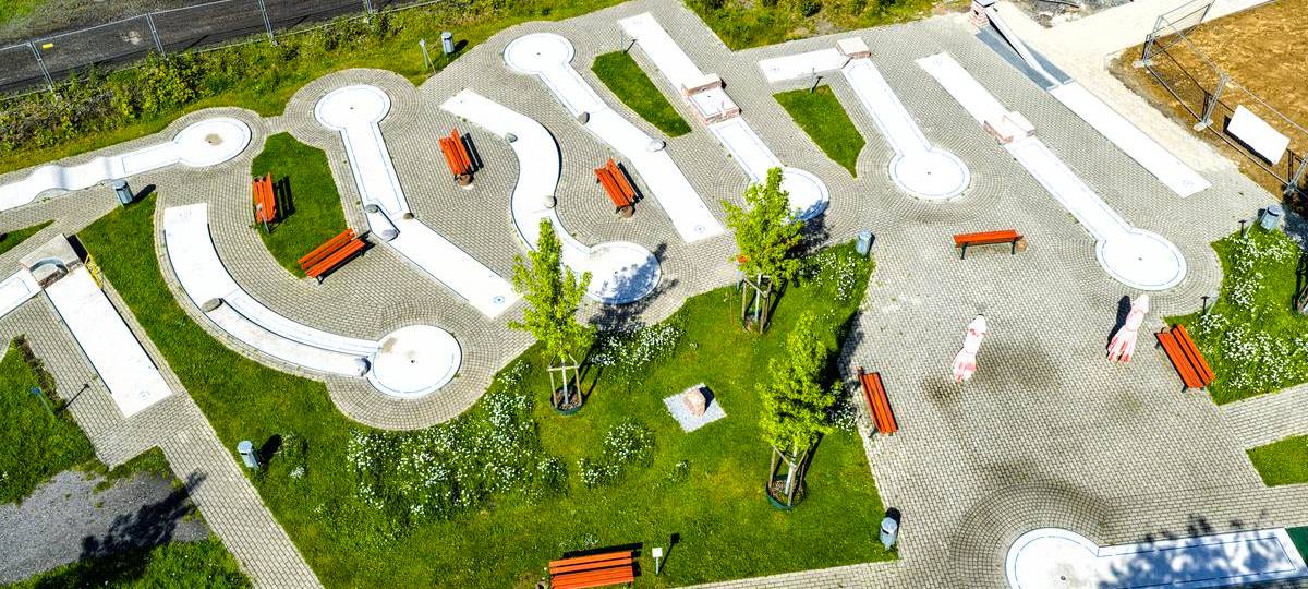 Minigolfanlage am Auesee in Wesel jetzt komplett fertig