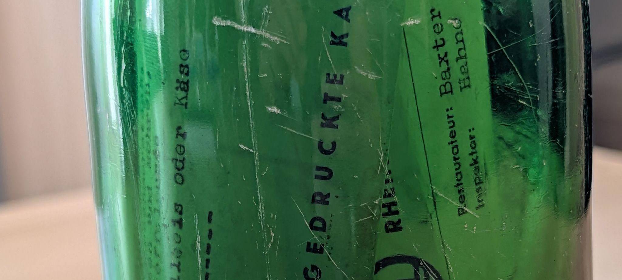 Flaschenpost gefunden