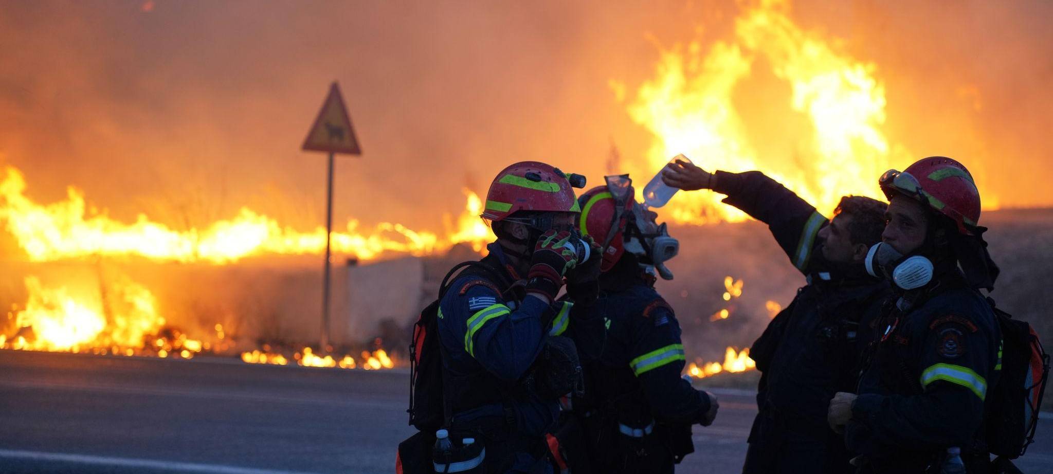 Flächenbrand in Griechenland