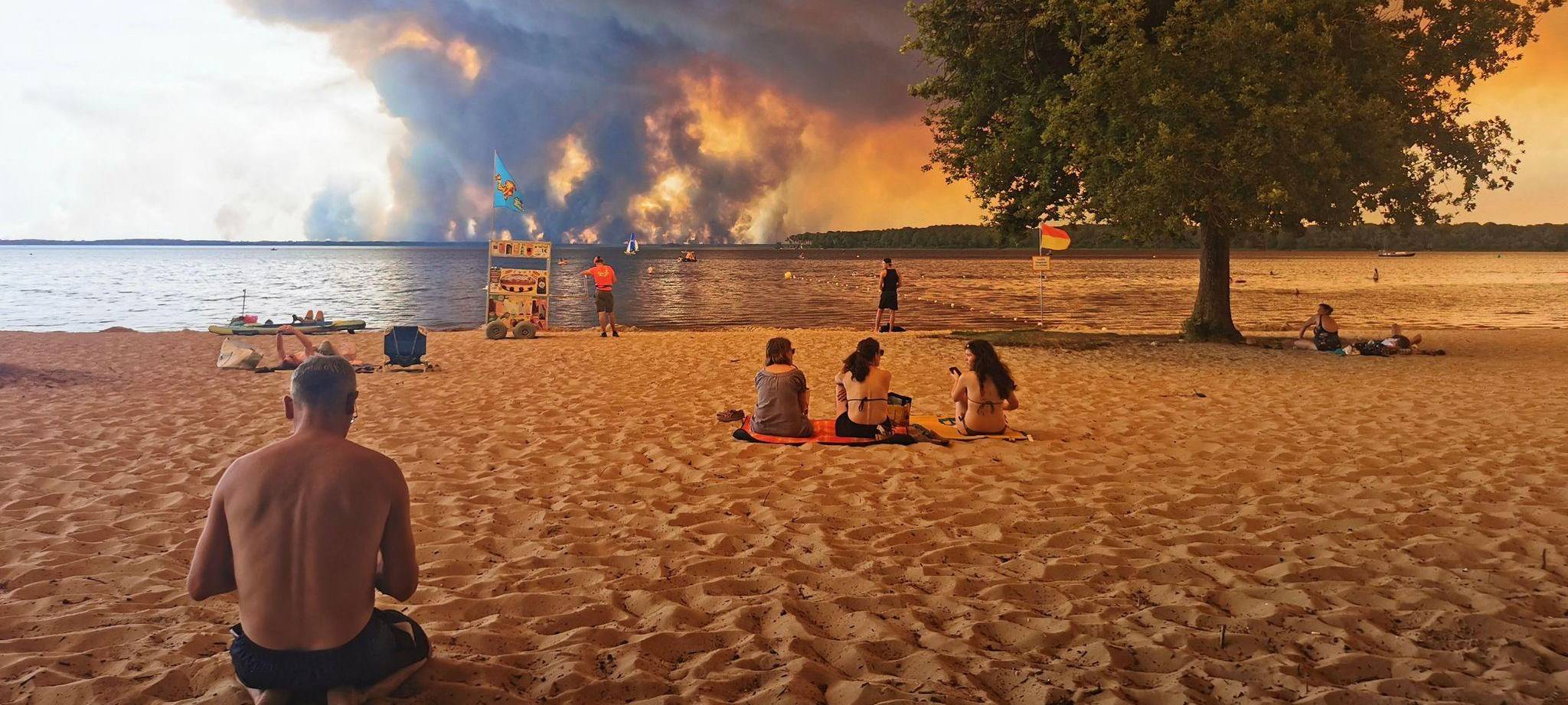 Waldbrand in Frankreich