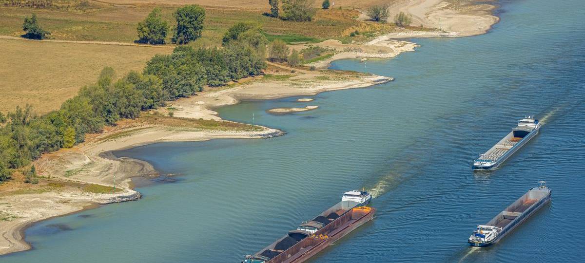 Rheinpegel sinkt auf historisches Tief
