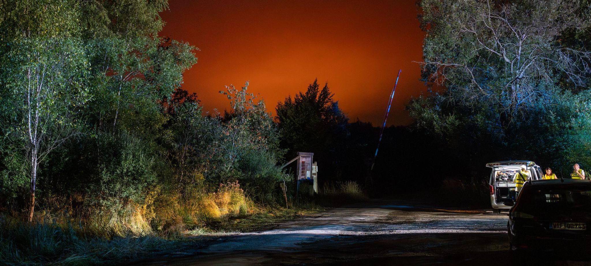 Waldbrand in Belgien