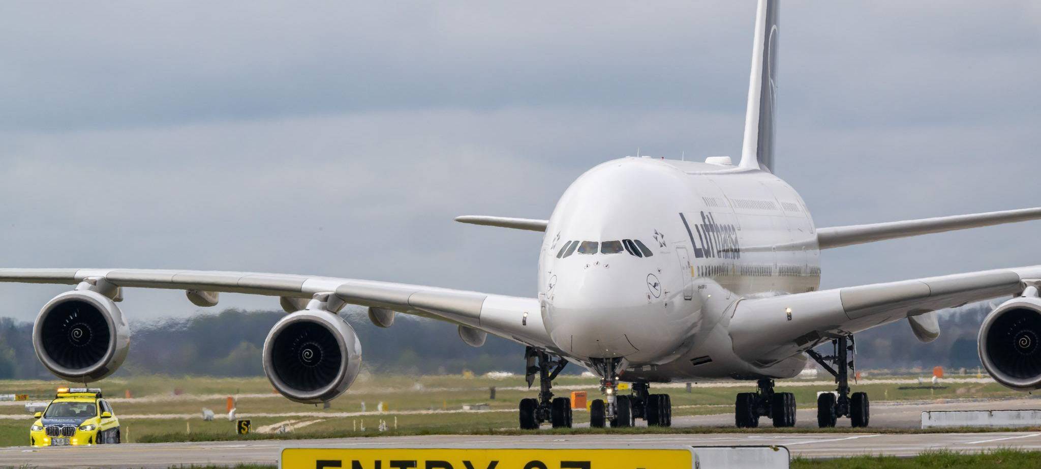 Airbus A380 in München