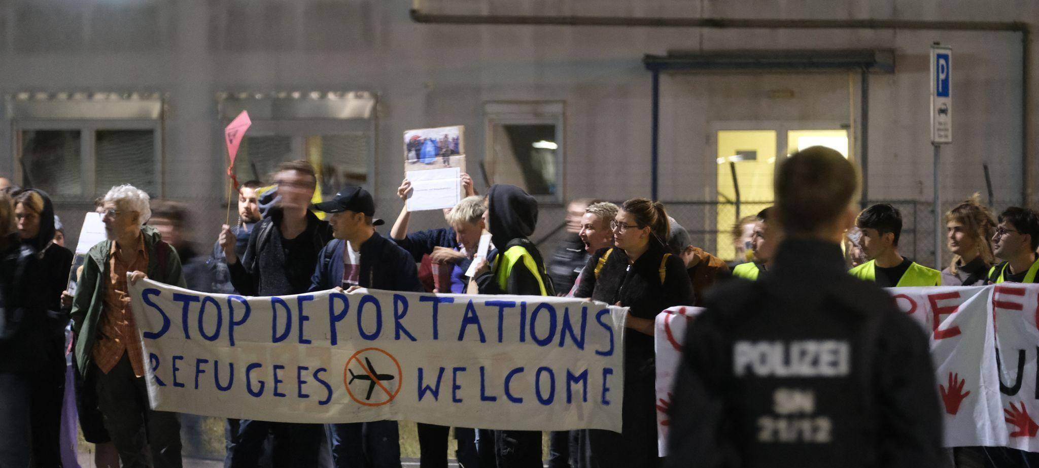 Flughafen Leipzig-Halle - Demonstrationen