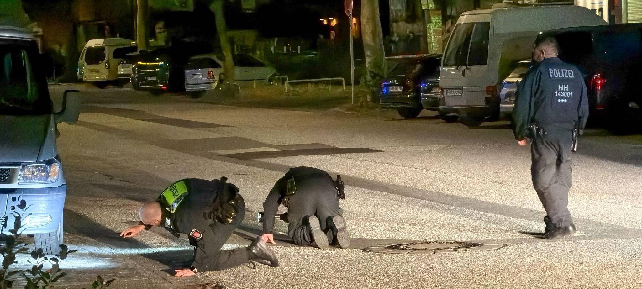 Polizeieinsatz auf Fabrikgelände in Hamburg