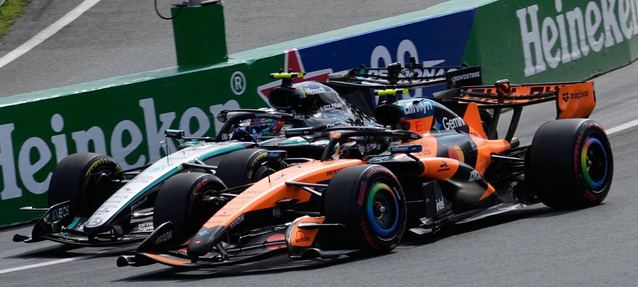 Kimi Antonelli und Lando Norris