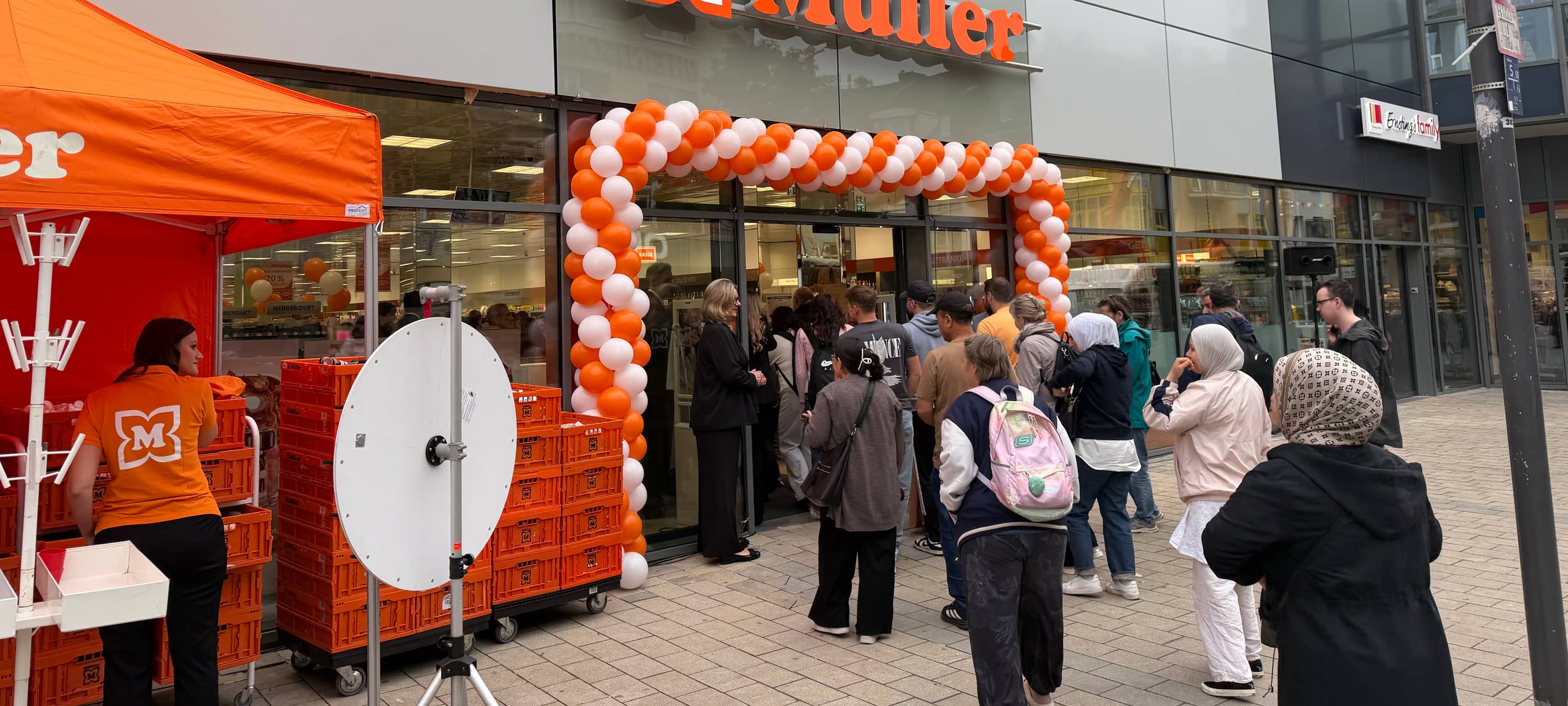 Drogerie Müller eröffnet heute im Ex-Kaufhof in Wesel