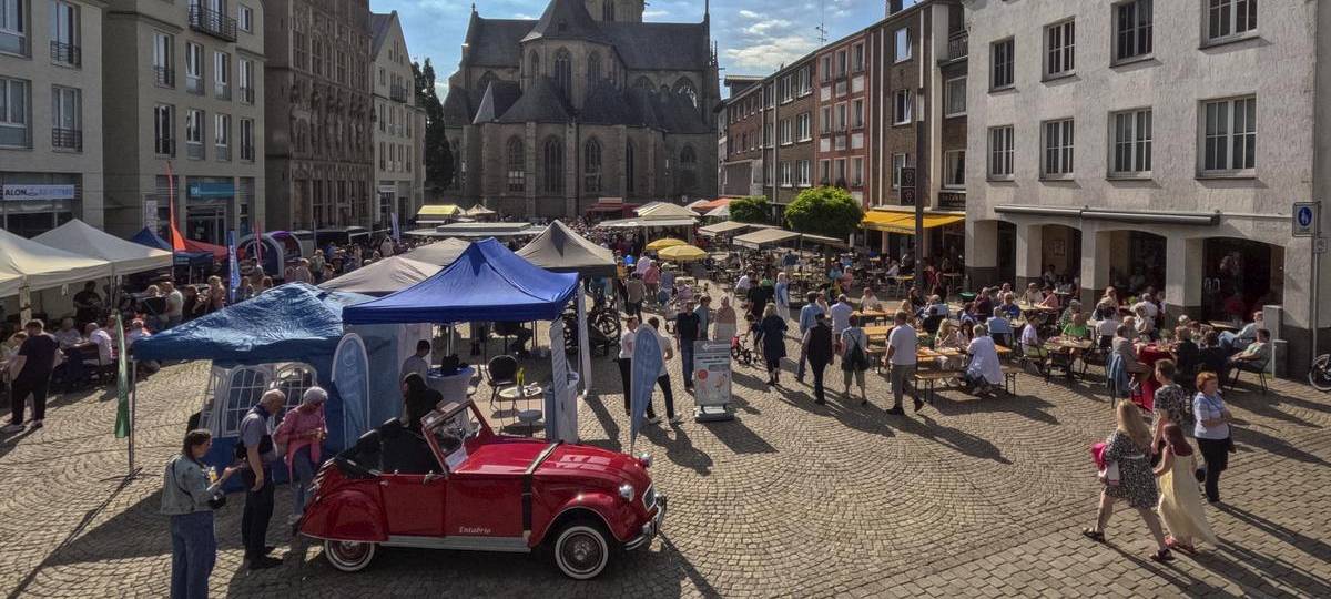 Letzter Feierabendmarkt der Saison in Wesel