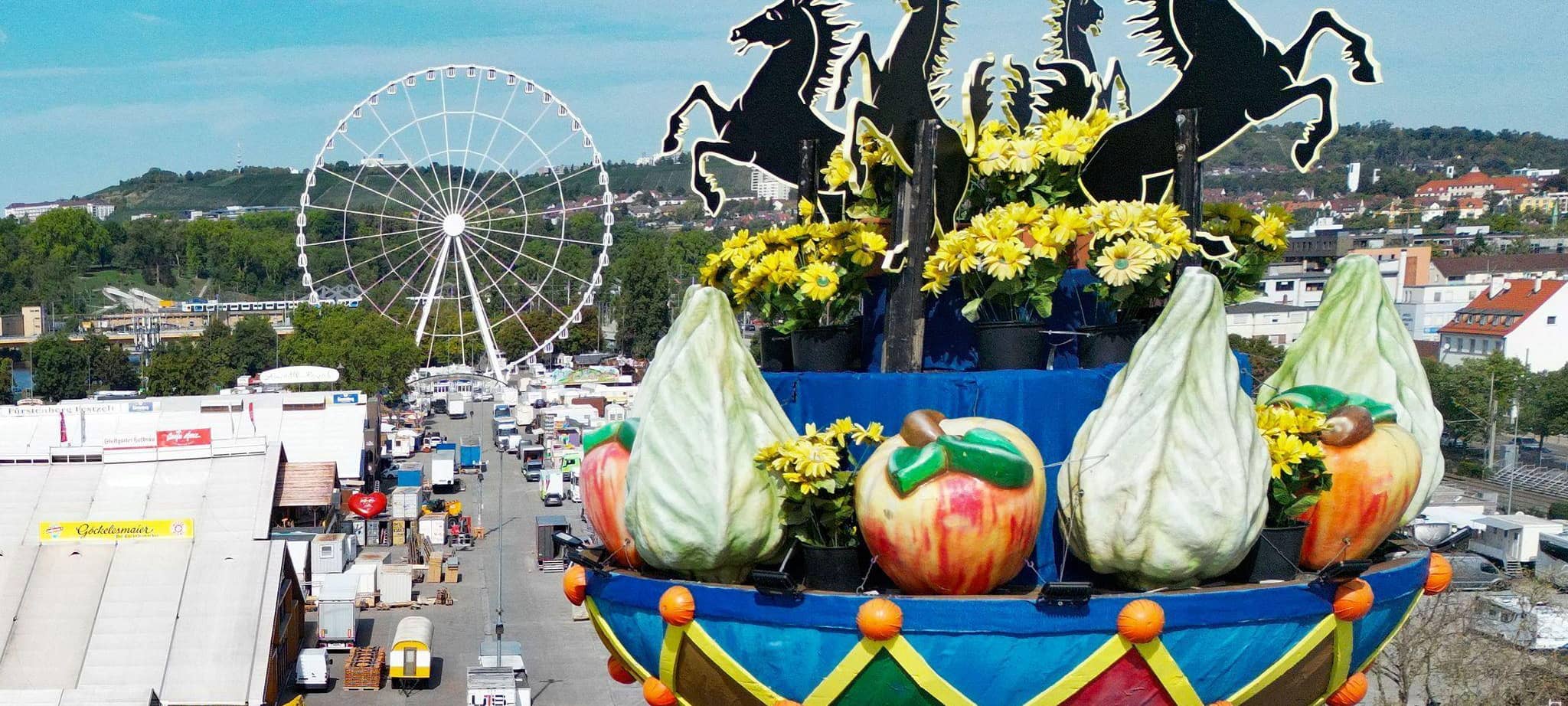 Vor dem 179. Cannstatter Volksfest