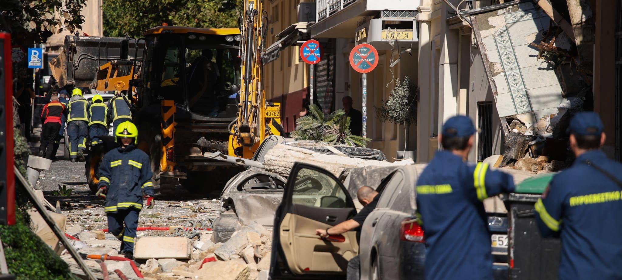 Explosion in Athener Altstadt