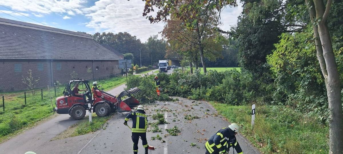 Drei Einsätze für die Feuerwehr Sonsbeck zum Wochenbeginn