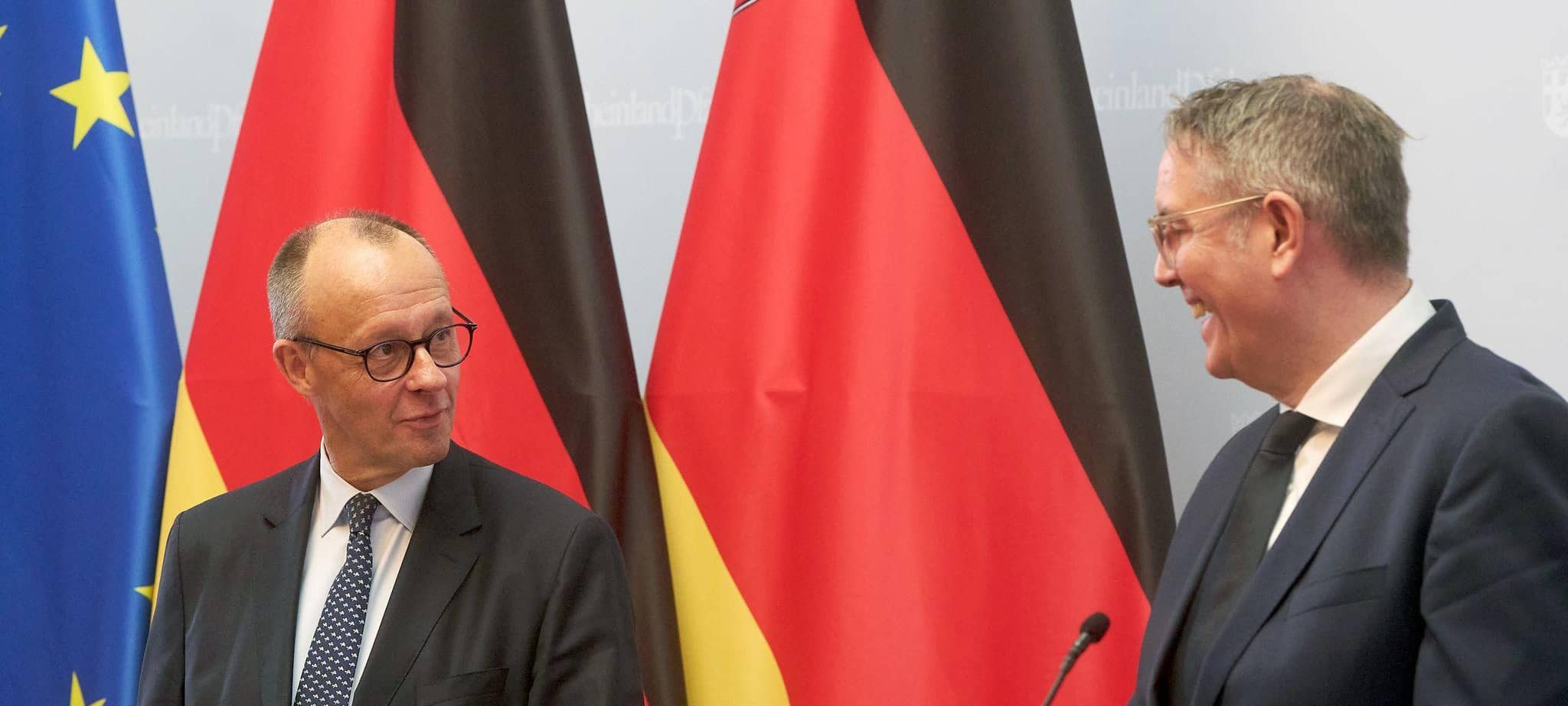 Alexander Schweitzer und Friedrich Merz