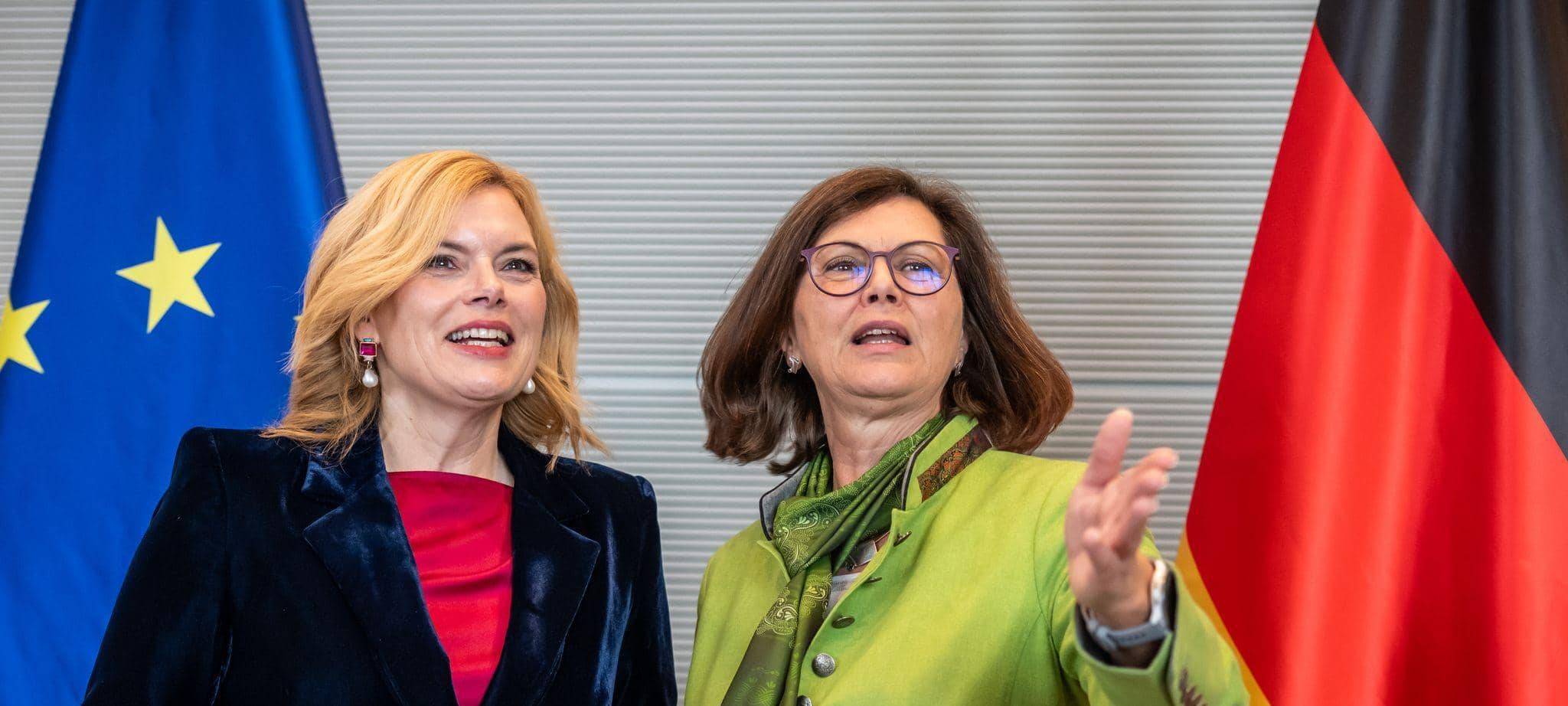 Bundestagspräsidentin Klöckner und Landtagspräsidentin Aigner