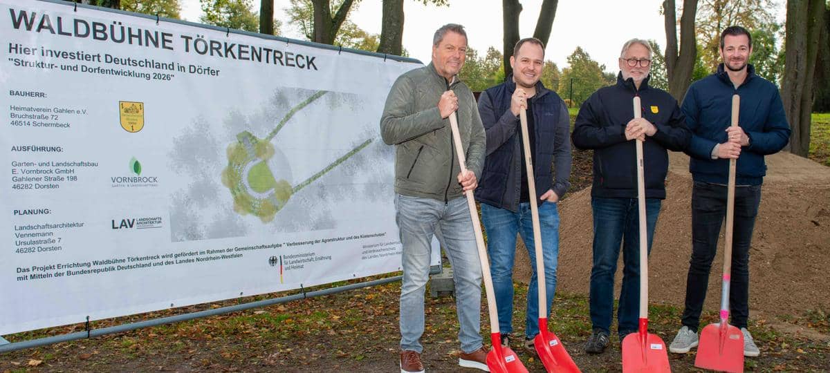 In Schermbeck-Gahlen entsteht eine neue Waldbühne