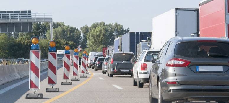 A31-Baustelle sorgt bis Mittwoch für Verkehrsprobleme
