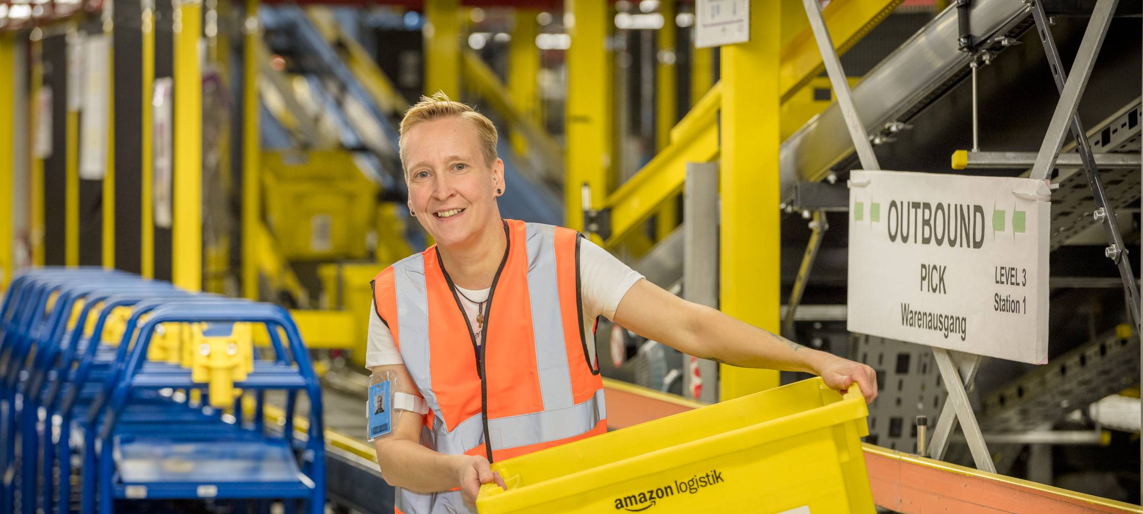 Jubiläumsstreik bei Amazon in Rheinberg