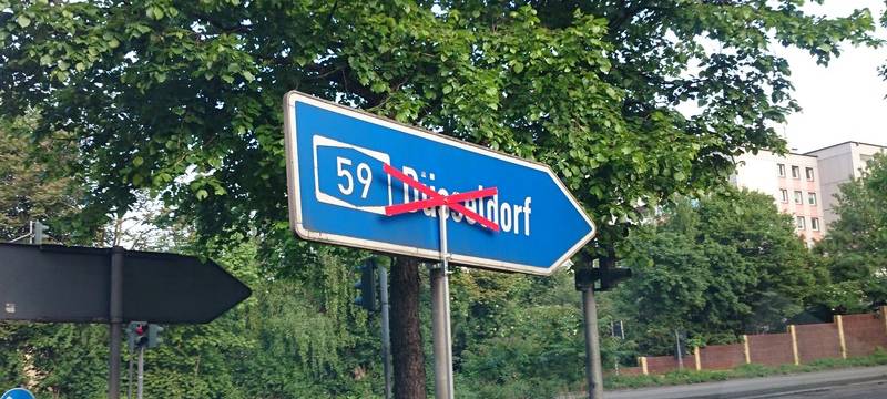 Sperrungen im Kreuz Duisburg-Nord