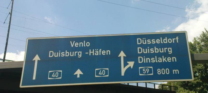 A40 Schild