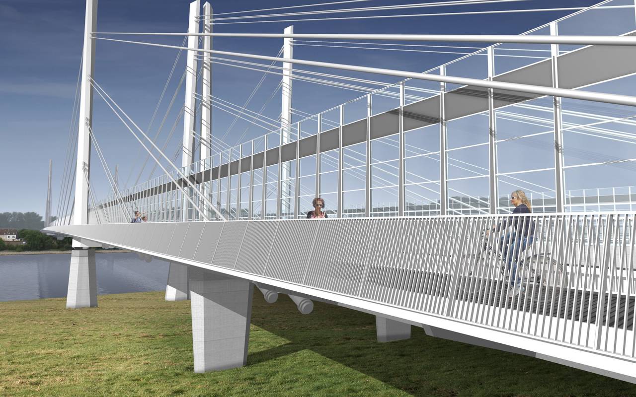 Plan für A40 Brücke Neuenkamp