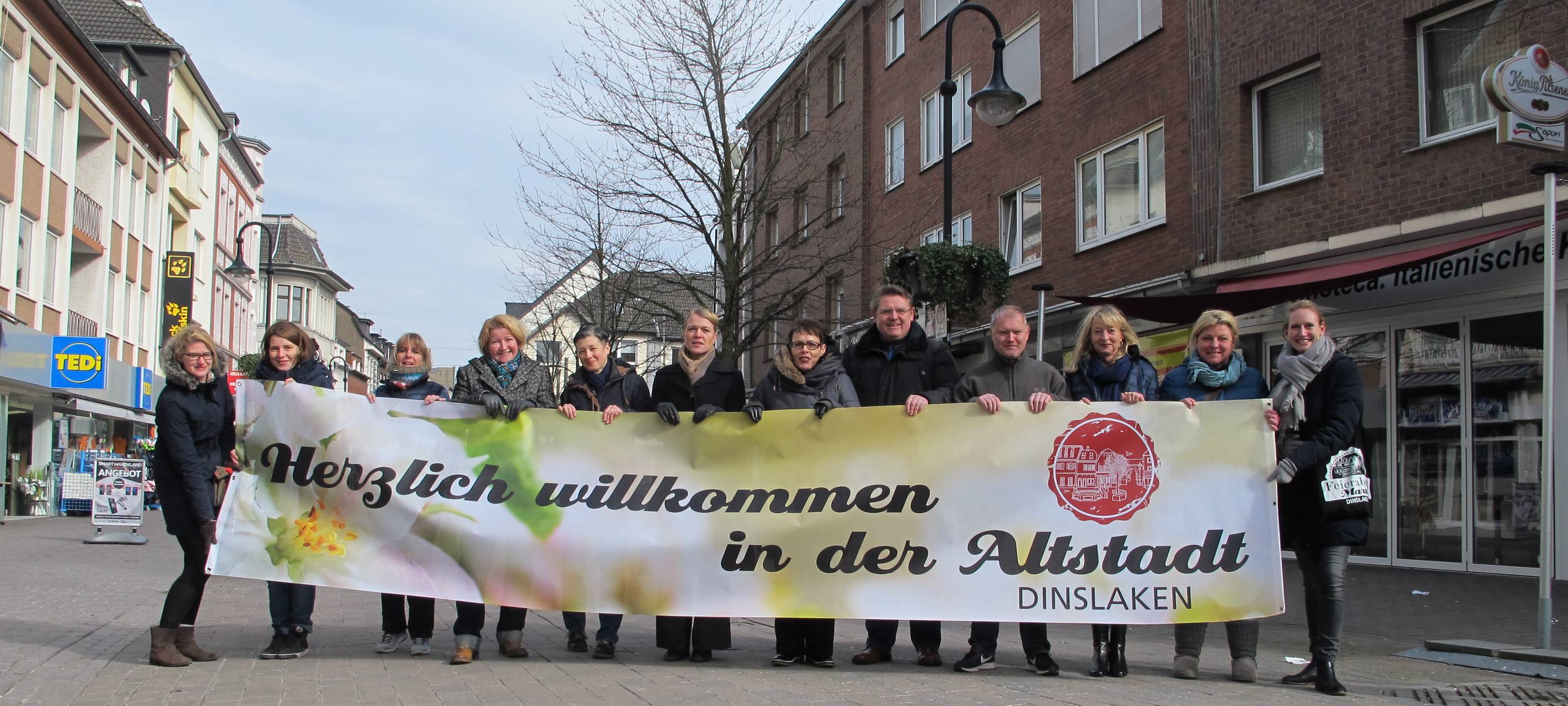 Einzelhändler in Dinslaken haben Logo entwickeln lassen