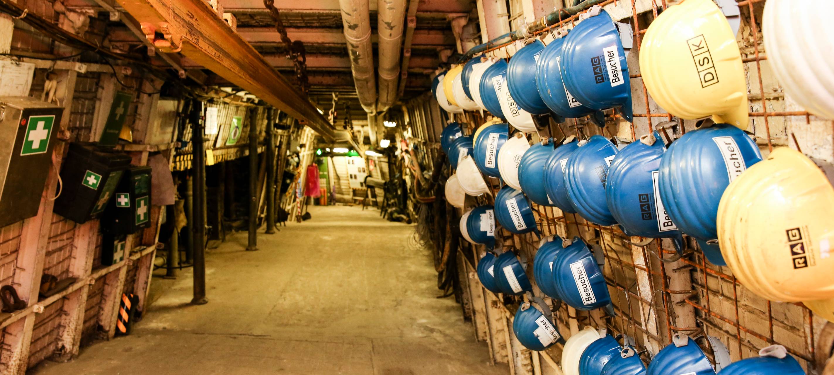 Der Lehrstollen auf dem Bergwerkgelände an der Friedrich-Heinrich-Allee in Kamp-Lintfort.