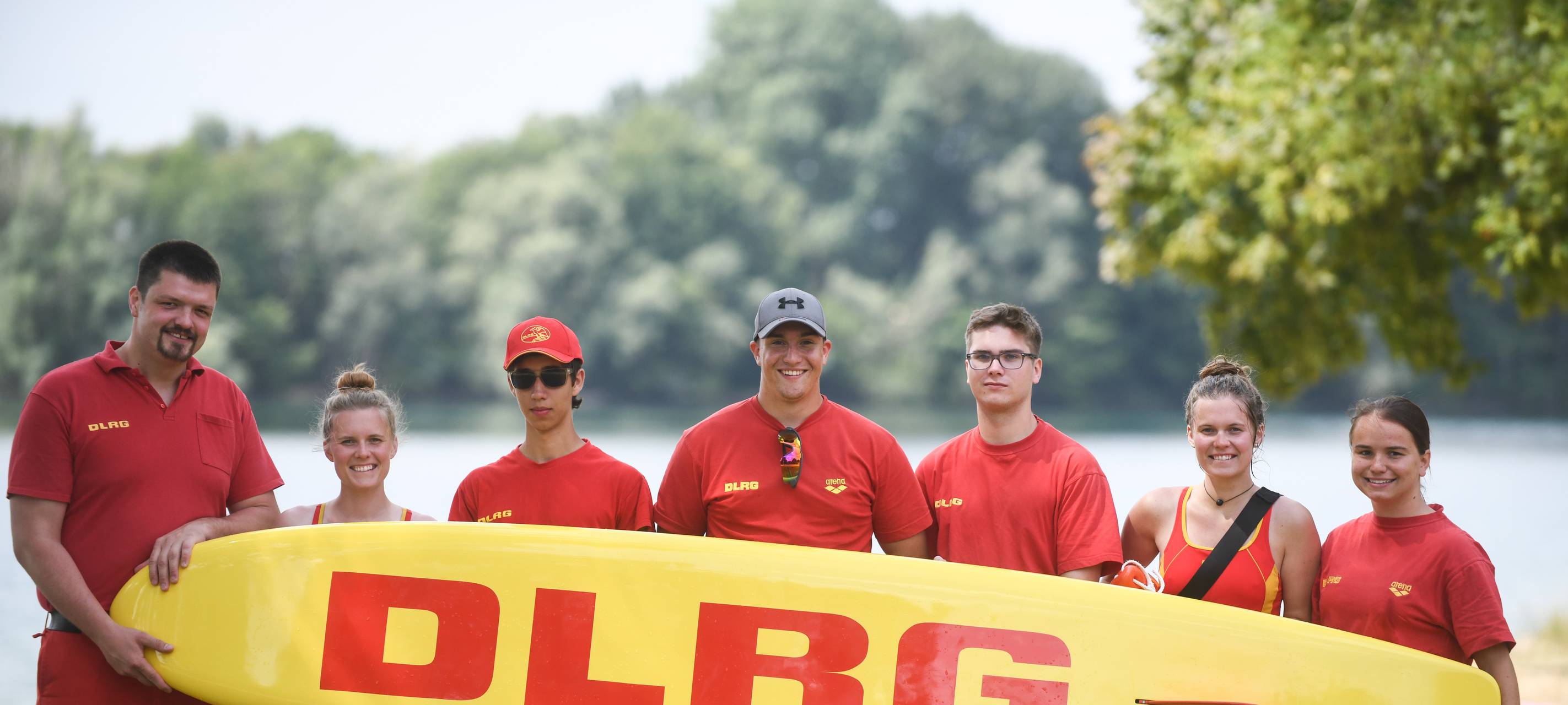 Vorsichtiger sein am Badesee