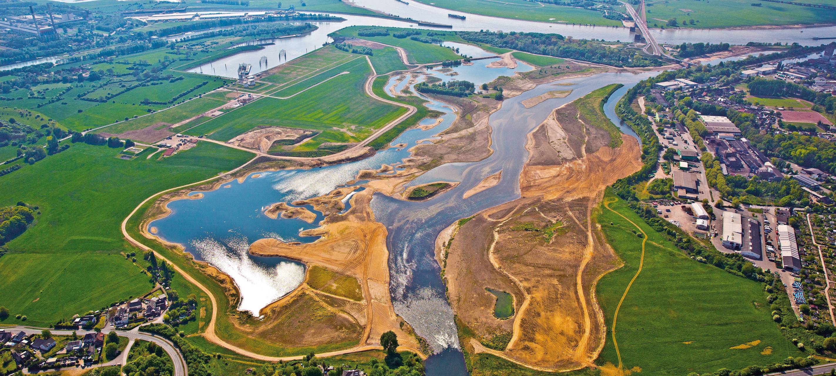Um Emscher- und Lippe wird es immer trockener