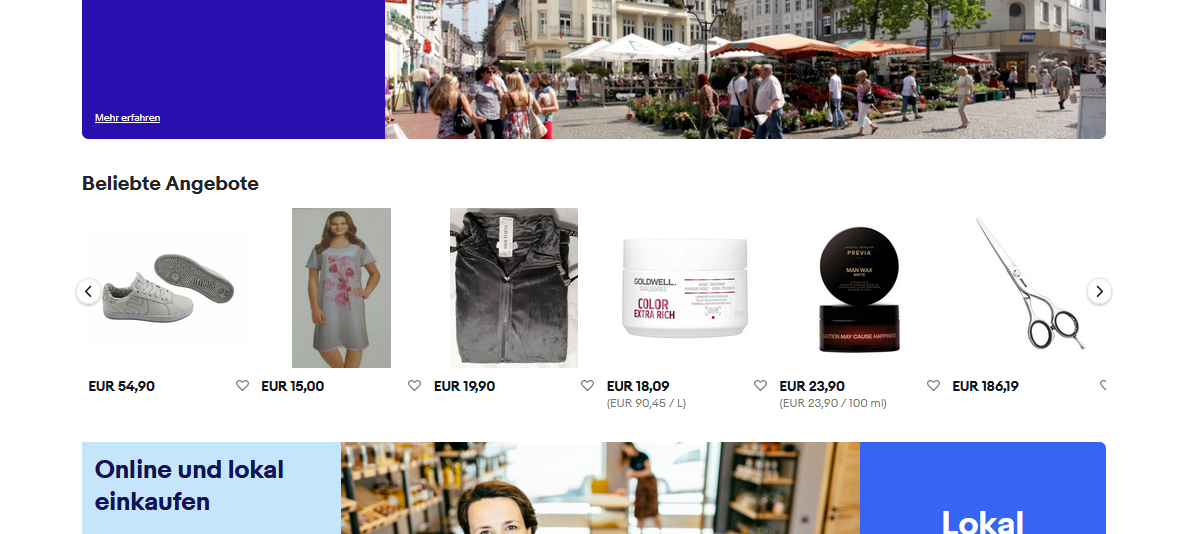 Moers ist jetzt bei eBay