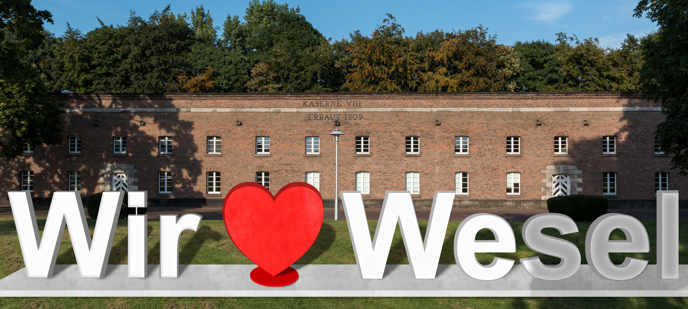 Jusos in Wesel wollen großen Schriftzug an der Zitadelle