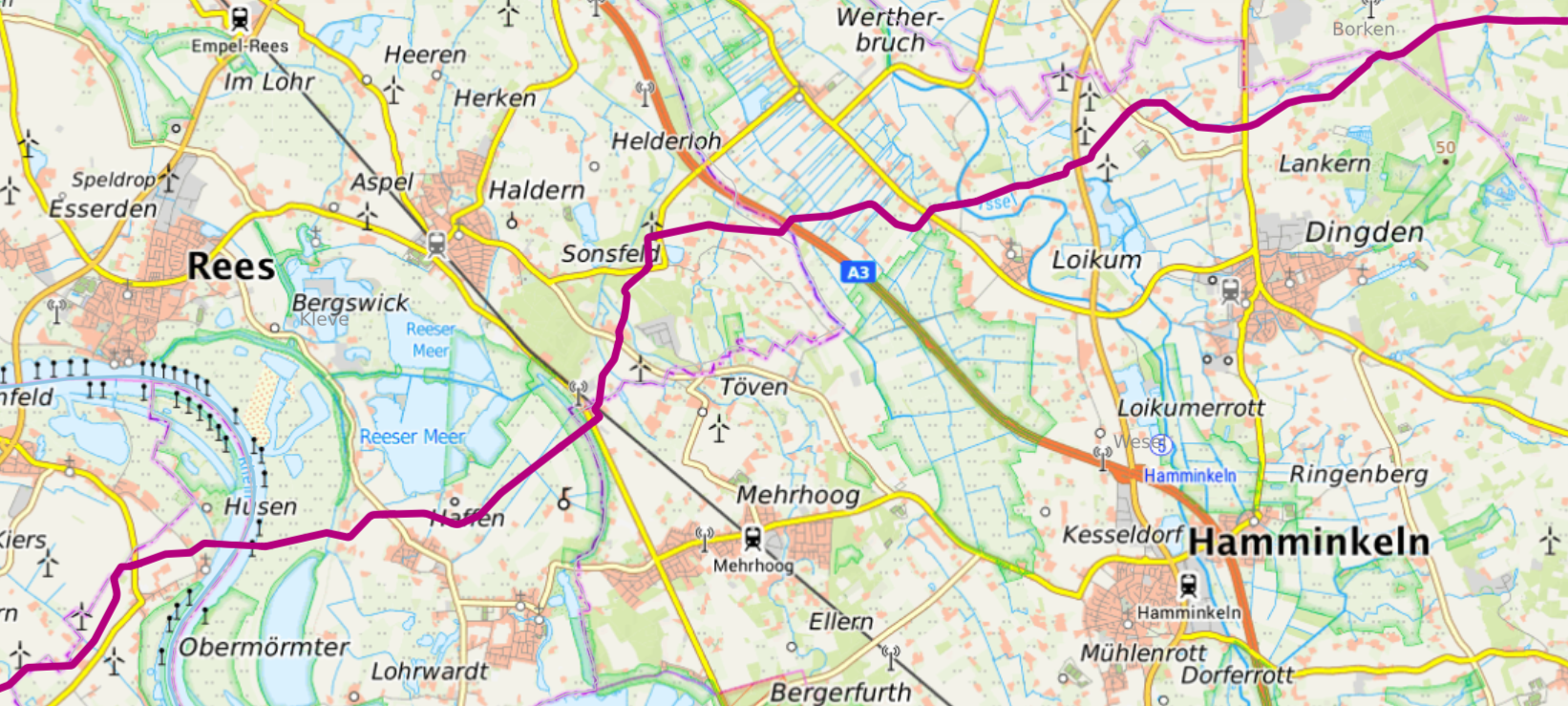 Verlauf der Stromtrasse A-Nord durch Niederrhein vorgestellt