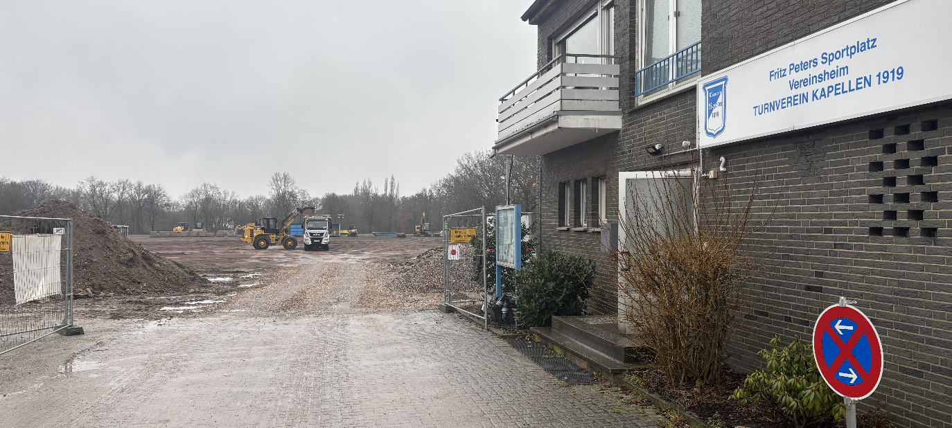 Umbau rund um Freizeitpark in Moers-Kapellen schreitet voran