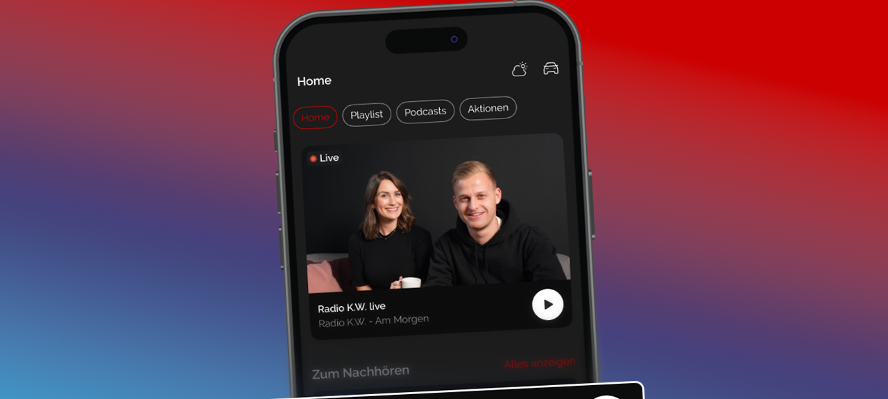 Die neue Radio K.W. App