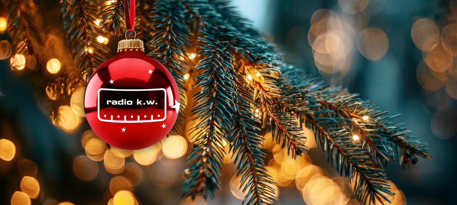 Ihr spendet - wir schenken euch eine Radio K.W.-Weihnachtskugel