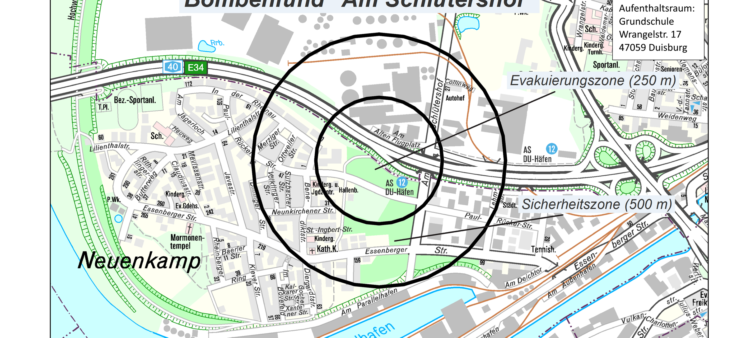 Sperrung der A 40 aufgehoben - Bomben erfolgreich entschärft